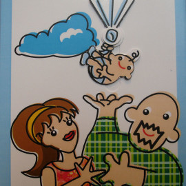 Animated Birth Announcement Card